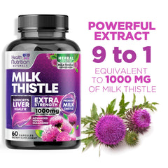 Dandelion root and milk thistle ingredients for liver support