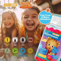 Nutrition highlights showing 13 vitamins and minerals