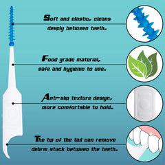 Interdental brushes designed for braces and orthodontic appliances