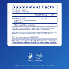 Close up of diamine oxidase enzyme source from porcine kidney
