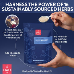 Herbal blend artwork representing traditional remedies