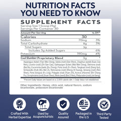 Serving scoop with powder and prepared drink