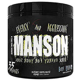 Dark Metal Manson blue raspberry tub ready to energize your workout