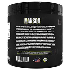 Dark Metal Manson mixed-berry-swirl captures flavor while fueling focus and energy.