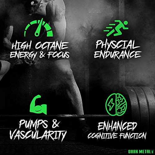 Dark Metal Manson powder-dispensing shows measured servings for consistent dosing.