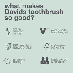 Eco-friendly bamboo toothbrush packaging and lifestyle scene