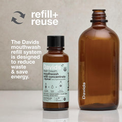 Sustainable packaging emphasizing refillable kit and reduced plastic waste