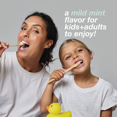 Product photo of Davids Hydroxi toothpaste on store shelf background