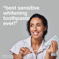 Graphic illustrating sensitivity relief from Hydroxyapatite toothpaste