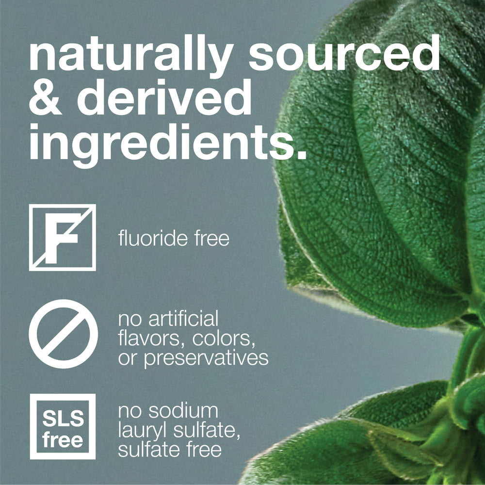 Davids toothpaste ingredients highlight plant-based formula