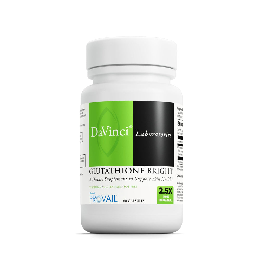 DAVINCI Glutathione Bright bottle and label – 60 capsules