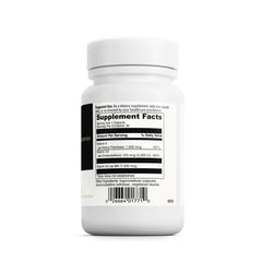 Label highlighting Vitamin A, D3 and K2 (MK-7) in ADK supplement