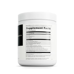 Close-up of D-Mannose Complex powder with scoop