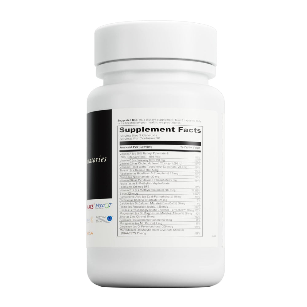 Bottle of Daily Best Women capsules.