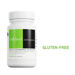 Nutrition facts panel of Glucosamine Sulfate supplement