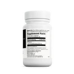 Ingredients panel featuring Suntheanine L-Theanine