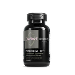 Bottle of DAVINCI Labs Phyto Benefits with label visible