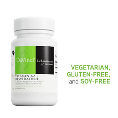 Label indicating gluten-free and soy-free vegetarian supplement
