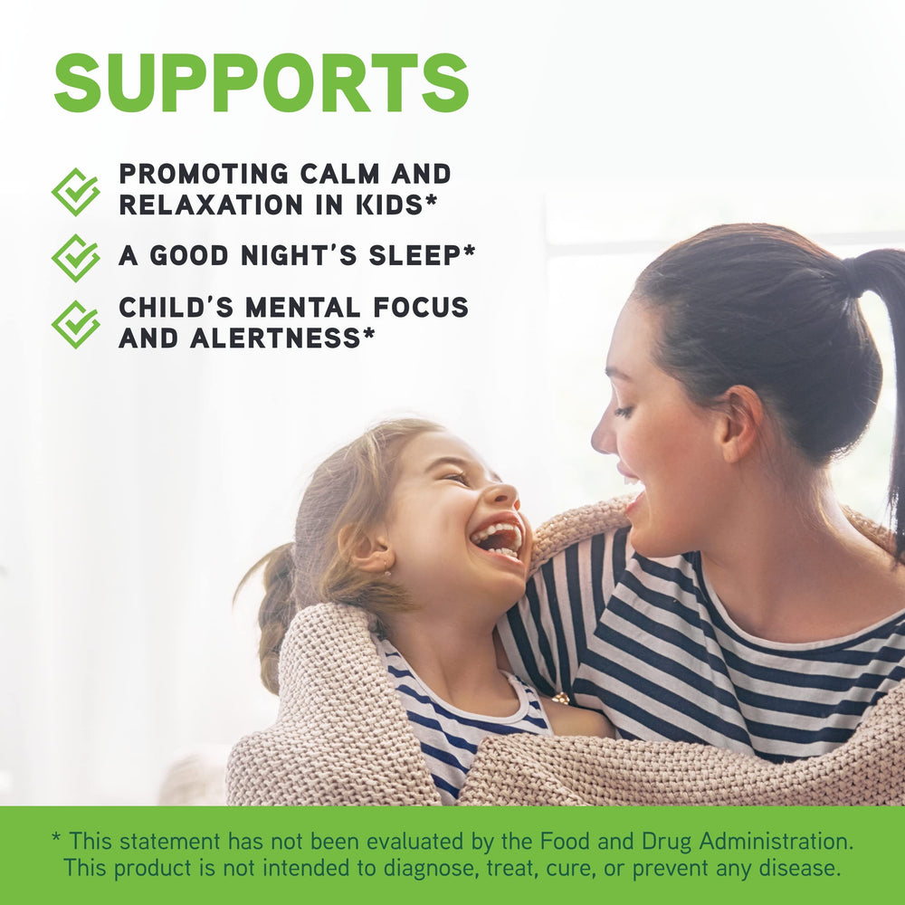 Illustration of green tea leaves representing L-theanine source