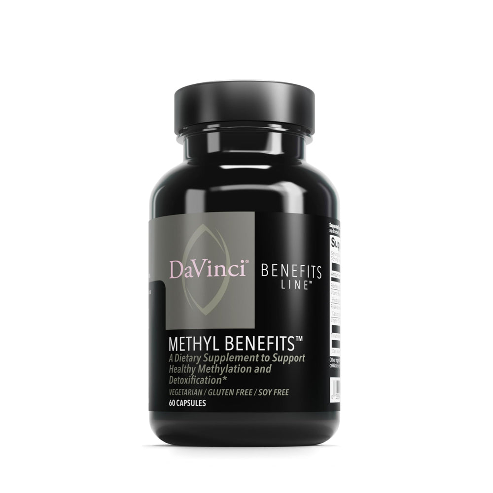 DaVinci Labs Methyl Benefits bottle and label