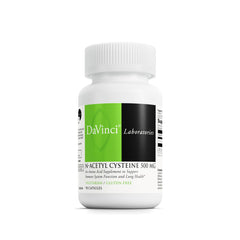 Front view of DAVINCI NAC 500 mg capsules