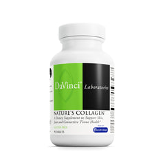 DAVINCI Natures Collagen bottle-front highlights gluten-free joint support