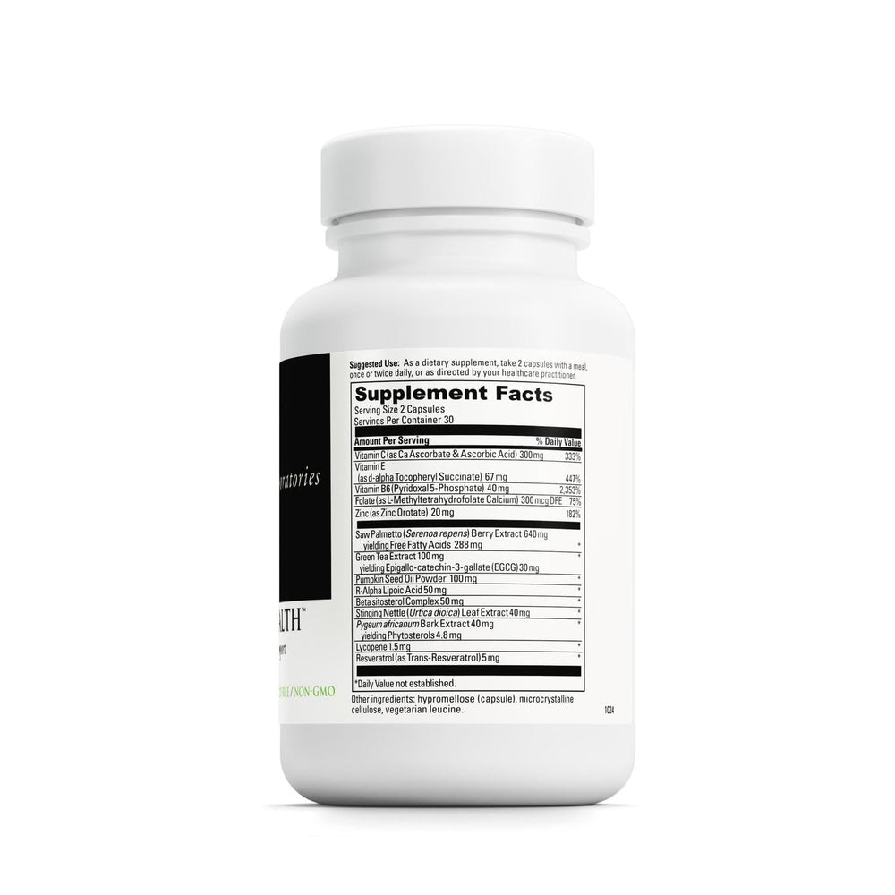 60 vegetarian capsules bottle for Prostate Health