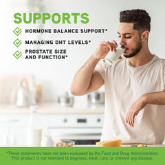 Images of zinc, green tea extract and other ingredients