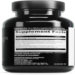 Close-up of Maizinol, Shoden ashwagandha, Suntheanine L-theanine and GABA ingredients