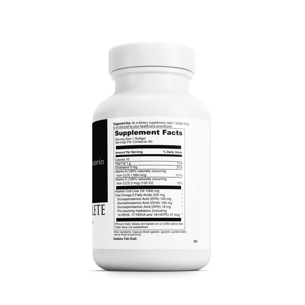 Close-up of SPM Complete omega-3 softgels