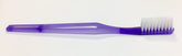 Dawnmist disposable toothbrush with soft bristles and translucent purple handle, 24 pcs, individually packed