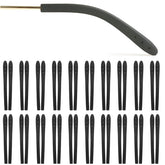 DAWZMR 20 Pairs Temple Tips for Eyeglasses - silicone eyeglass ear pieces close-up