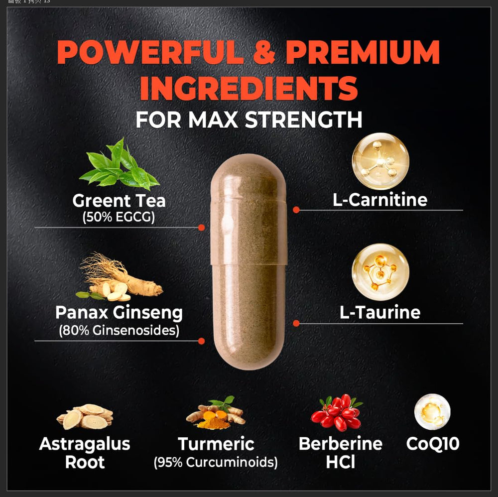 CoQ10 pills with Turmeric and Berberine