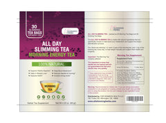 Daytime tea ingredients green tea highlights metabolism support and alert focus.