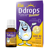 Ddrops 600 IU Booster bottle on white background