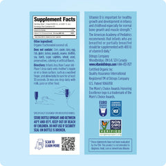 Front packaging highlighting 400 IU per drop