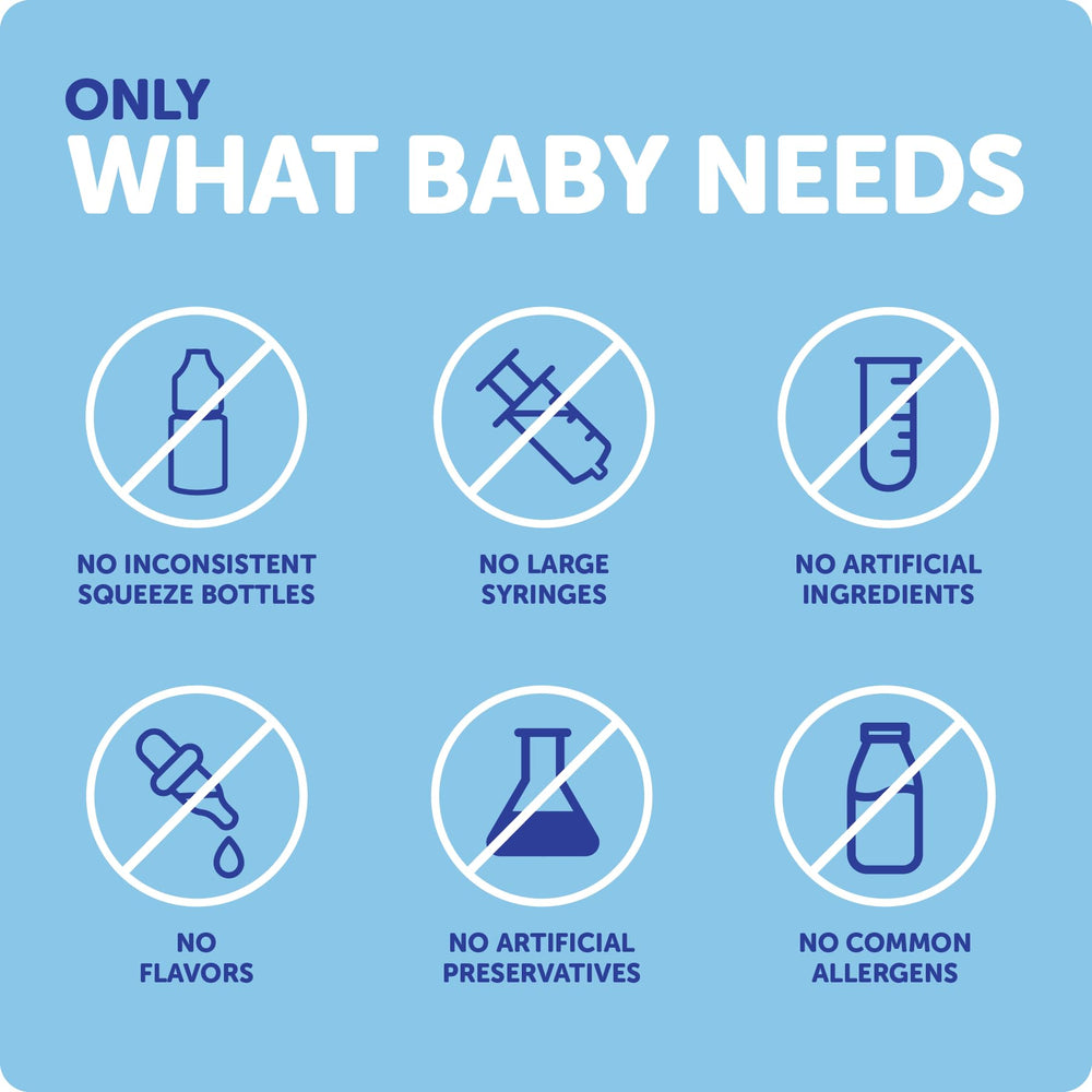 One daily drop usage for breastfed babies