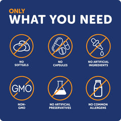 Graphic illustrating bone health, immune support and muscle function