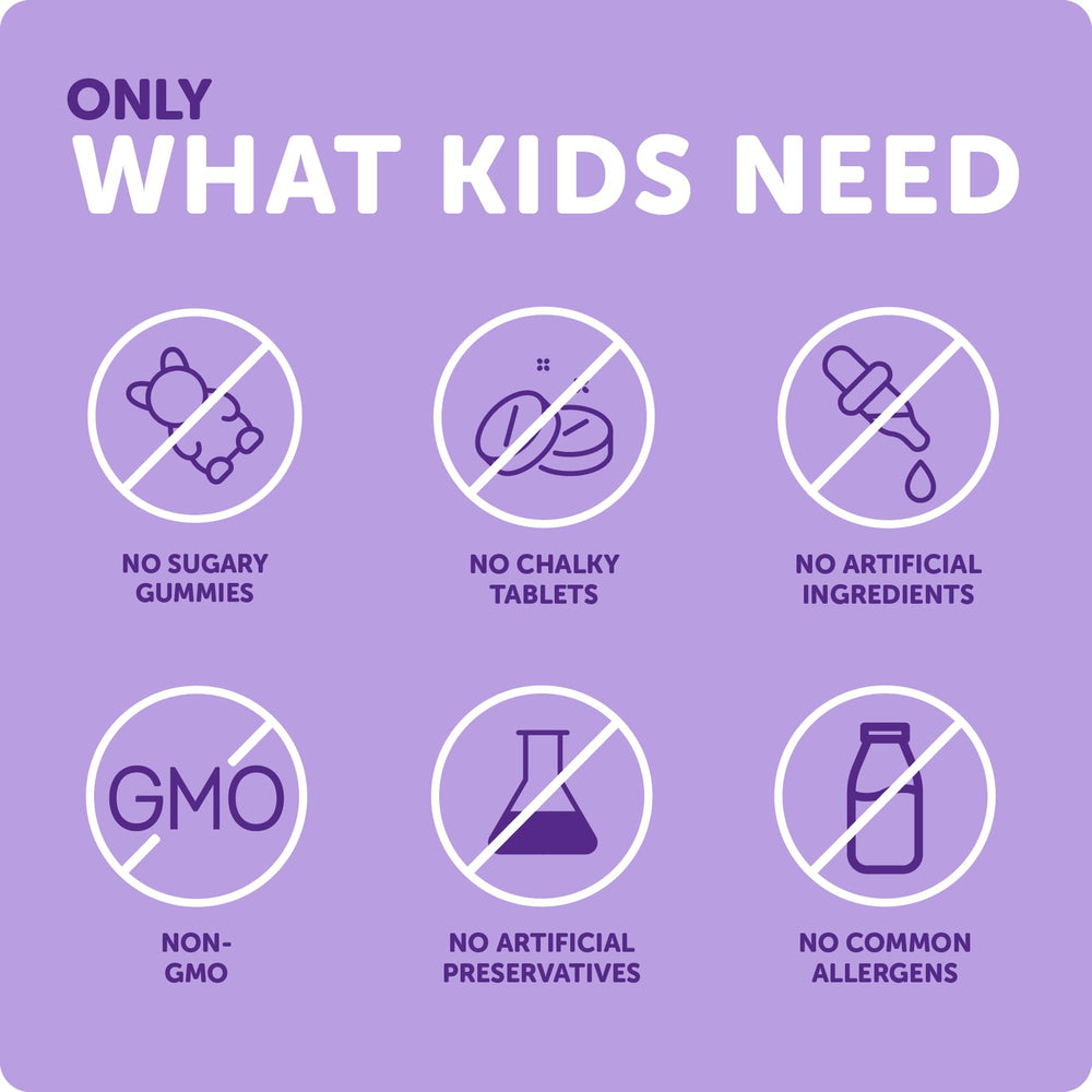 Packaging display of Ddrops Kids Booster