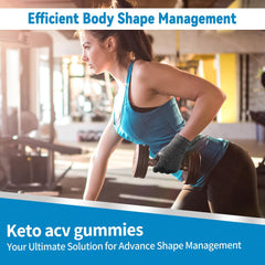 DDUYIE Brilhante Keto ACV Gummies on a table with glass—supports gut health routines