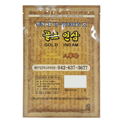 Ginseng-infused patches in resealable zipper pouch