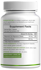 DEAL SUPPLEMENT Magnesium Citrate third-party testing seal on packaging