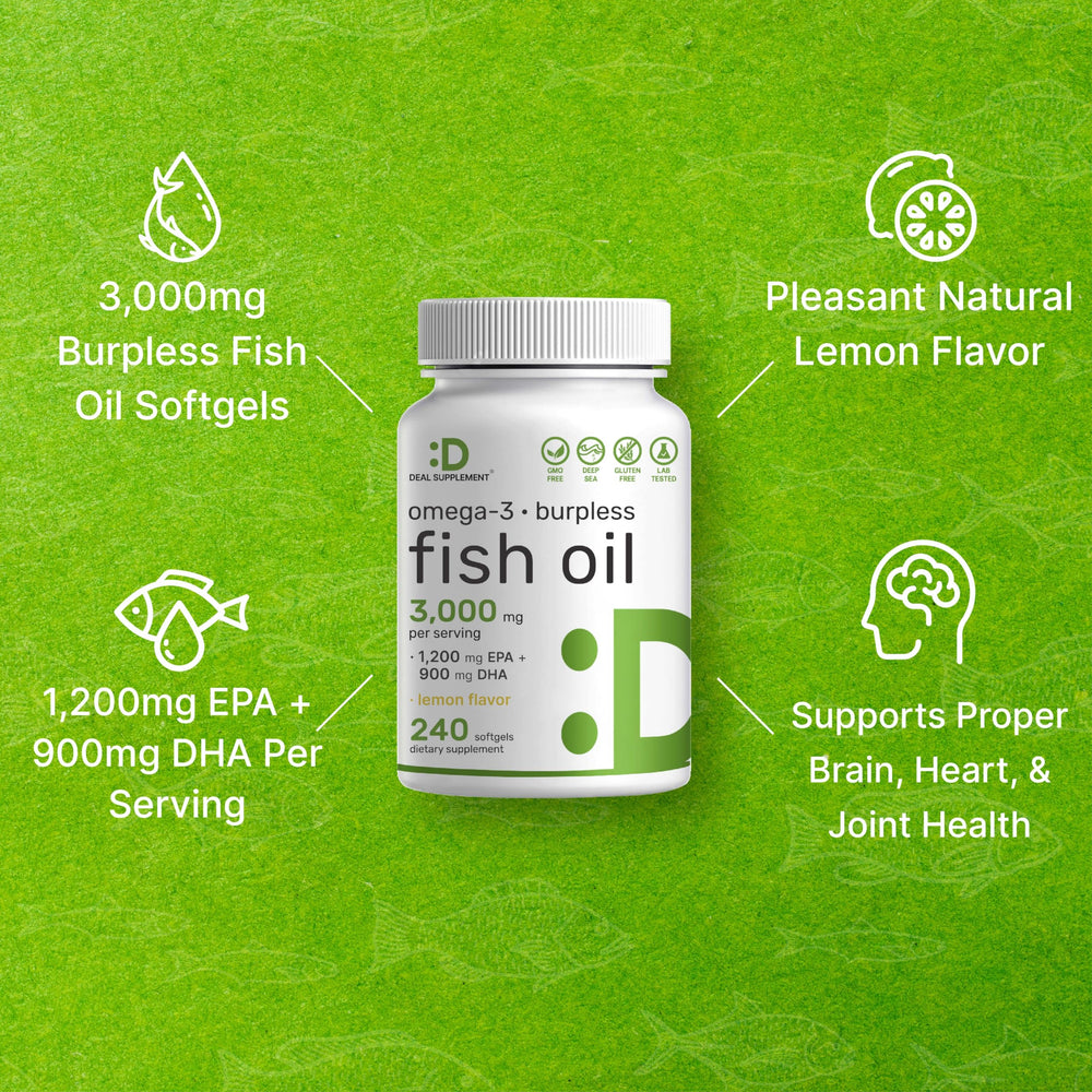 Wild-caught ocean-sourced omega-3 fish oil icon