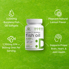 Wild-caught ocean-sourced omega-3 fish oil icon
