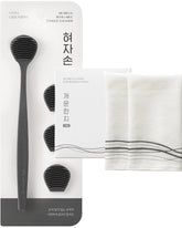 DEARCUS Tongue Scraper with 3 replaceable heads in Deep Gray