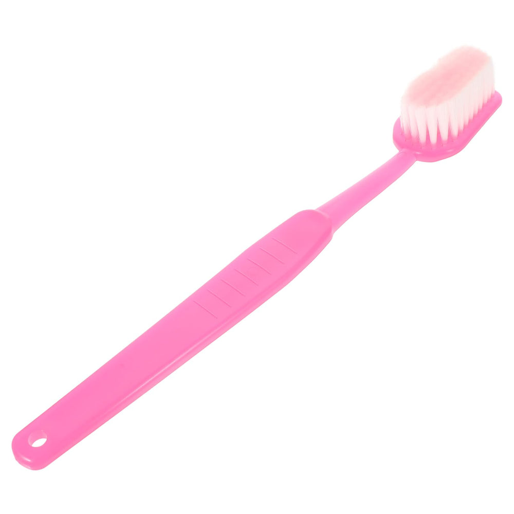 Front view of DEARMAMY Giant Novelty Toothbrush 15.5in blue