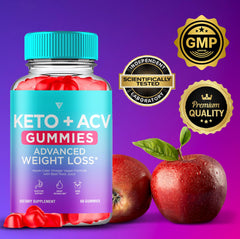 Decatela Keto ACV Gummies on kitchen counter suggests routine detox for wellness.