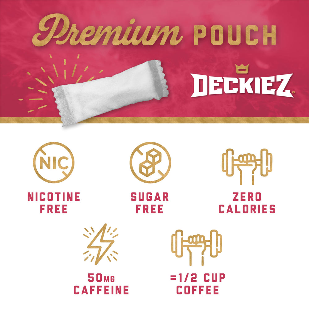 Deckiez Berry flavor caffeine pouch – 50 mg