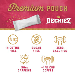 Close-up of Berry flavor caffeine pouch