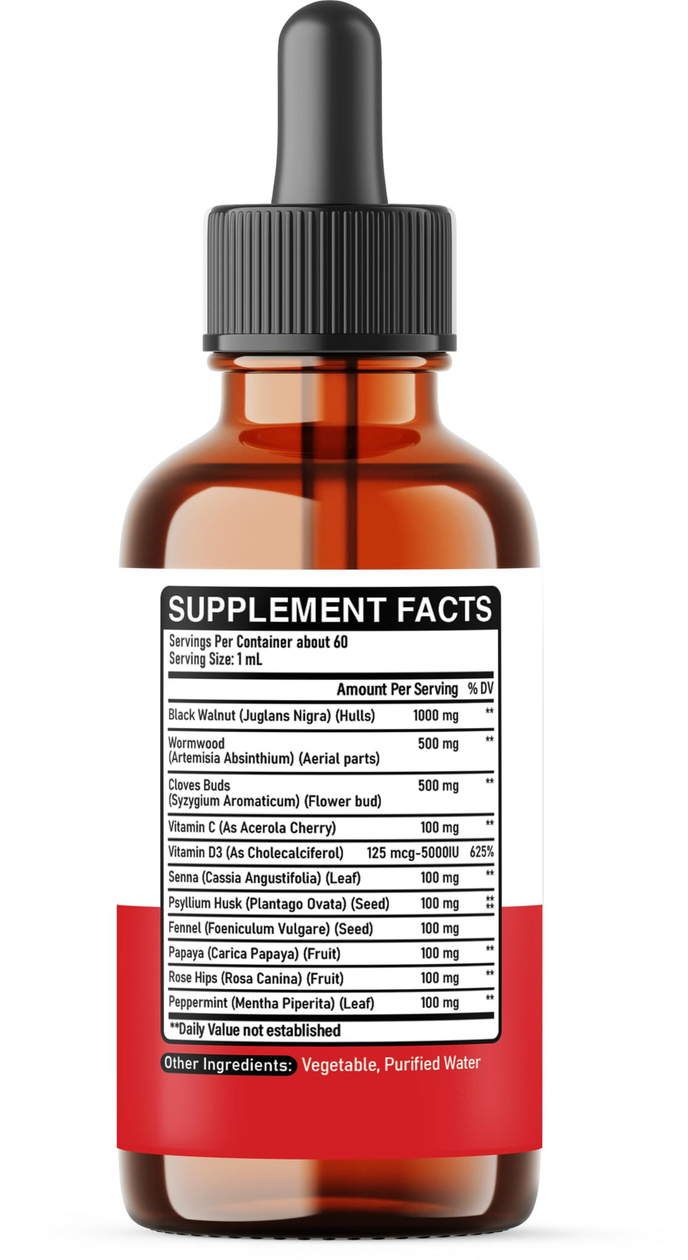 60-day supply concept with 1 ml daily dose for DEDICAD 11in1